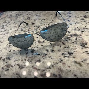 Ray Ban aviator mirror sunglasses